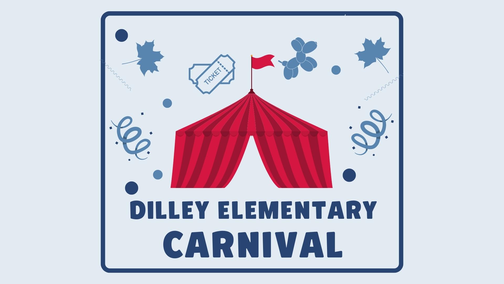 Carnival Tent with Dilley Elementary Carnival